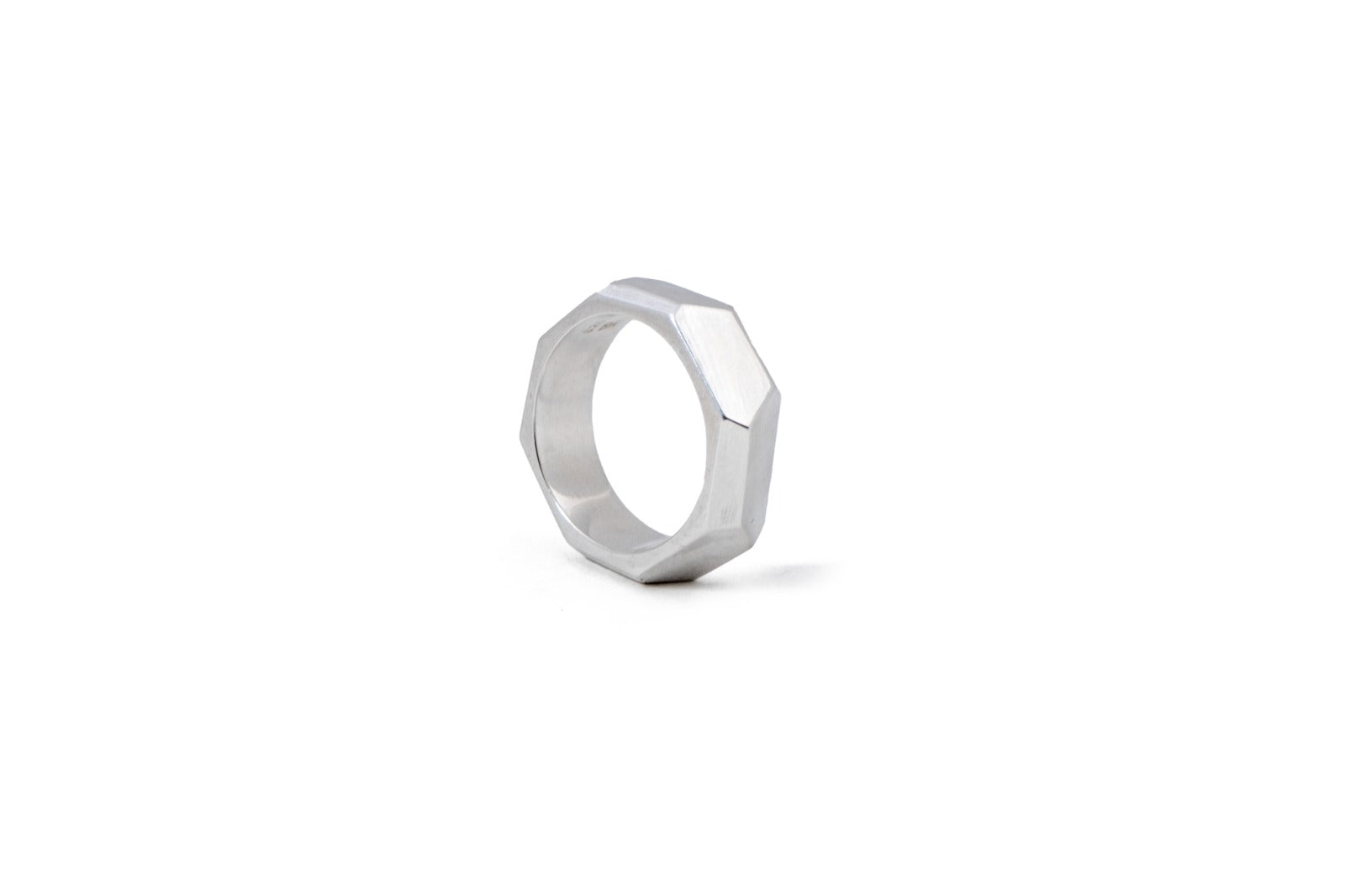 Facettes Silver Ring 002