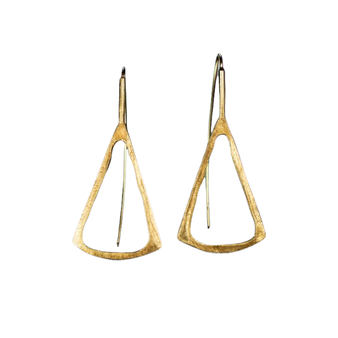 Trinity Golden Plated Dangles